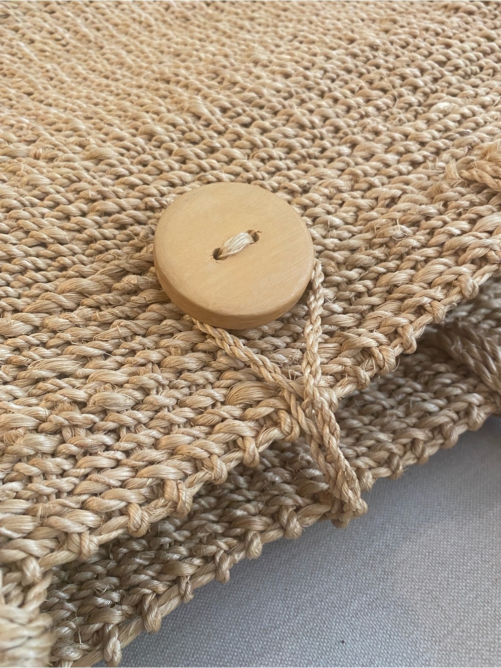 NWOT Woven Straw Tote Bag - Natural purchased in Spain - Picture 7 of 14